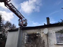 Pożar w Przybysławiu
