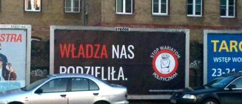 Billboard z inicjatywą obywatelską