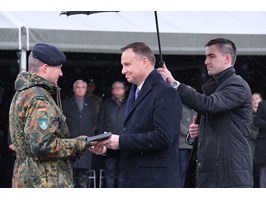 Prezydent Duda w Szczecinie: Wejście do NATO potwierdzeniem suwerenności