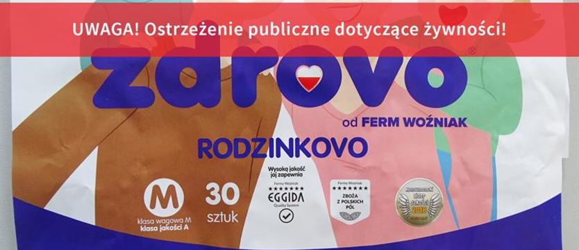 Salmonella w partii jajek z Biedronki