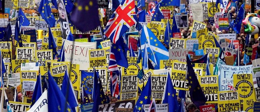 Setki tysięcy osób na proteście przeciwko brexitowi