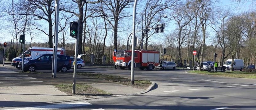 Wypadek na ul. Ku Słońcu w Szczecinie. Uwaga na utrudnienia