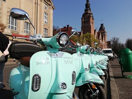 W Szczecinie skutery elektryczne na minuty