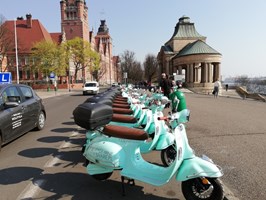 W Szczecinie skutery elektryczne na minuty