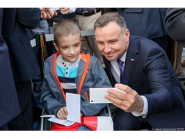 Prezydent Andrzej Duda odwiedził Białogard i Świdwin