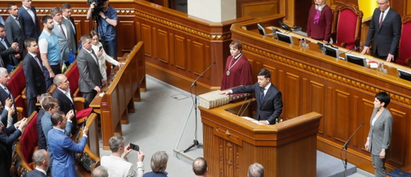 Wołodymyr Zełenski zaprzysiężony na prezydenta Ukrainy