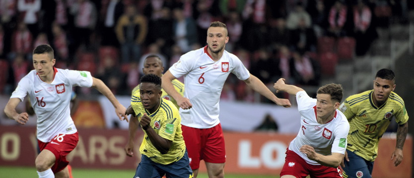 Piłka nożna. Polska przegrała z Kolumbią