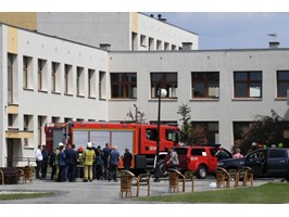 Strzały w gimnazjum w Brześciu Kujawskim. Dwie osoby ranne