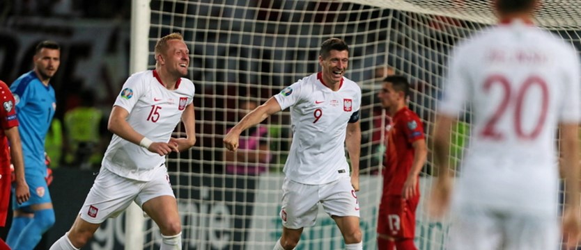 Piłka nożna. Eliminacje ME 2020 - Macedonia Północna - Polska 0:1