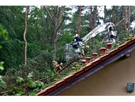 Ponad 400 interwencji strażaków w województwie po przejściu burz