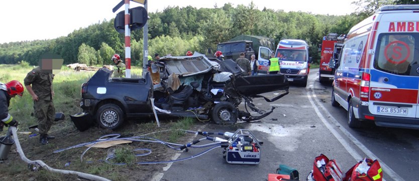 Wypadek na przejeździe na linii Łobez – Świdwin