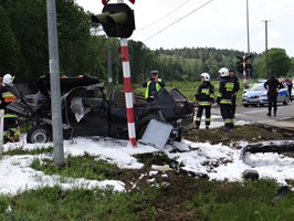 Wypadek na przejeździe na linii Łobez – Świdwin