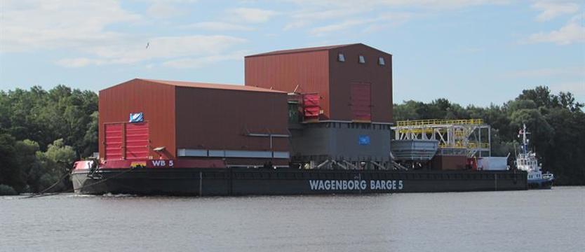 Wielka konstrukcja Stalkonu odpłynęła ze Szczecina