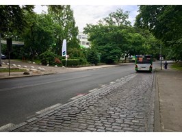 Ruch ulicą Słowackiego w jednym kierunku