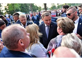 Wizyta prezydenta Andrzeja Dudy w Drawsku Pomorskim