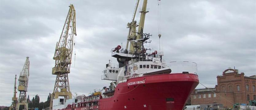 Przebudowa statku zakończona. Ma ratować uchodźców na morzu