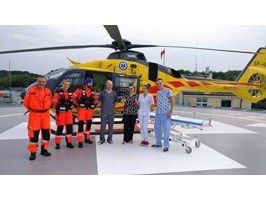 Sto lądowań śmigłowców LPR w Szpitalu „Zdroje”