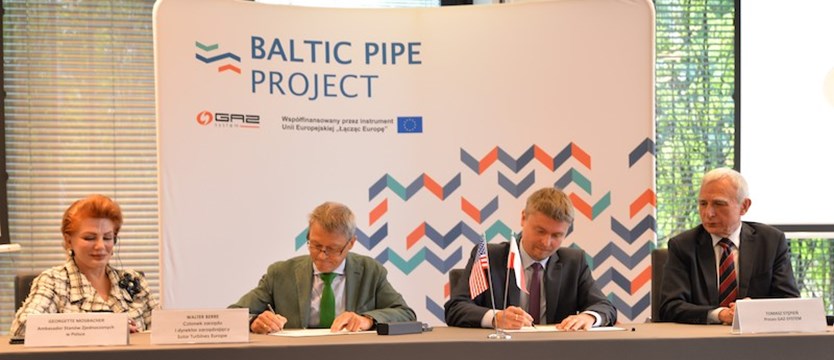 Gaz-System i Solar Turbines podpisały kontrakt w ramach programu Baltic Pipe