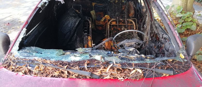 Ktoś spalił „zawalidrogę”?