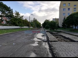 Ulica Stefana Grota-Roweckiego w przebudowie