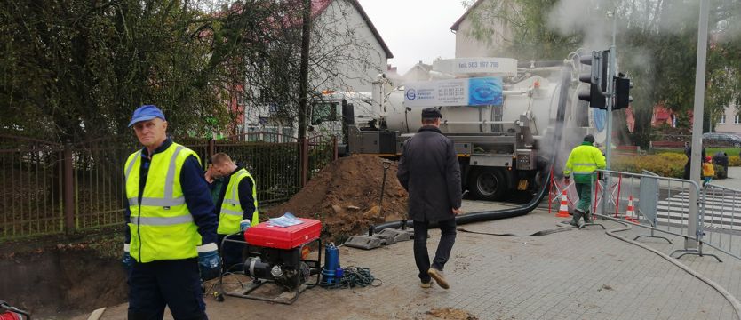 Poważna awaria sieci ciepłowniczej w Goleniowie