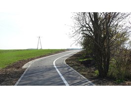 Ścieżka rowerowa z Kołbaskowa do Kamieńca zbudowana