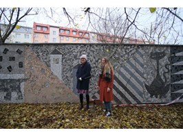 Nowa mozaika ozdabia szczecińskie podwórko