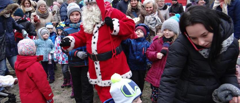 Mikołajki w parku Chopina