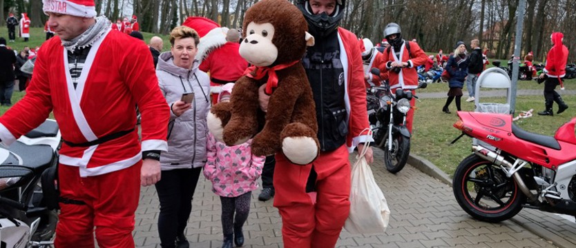 Motomikołaje w szpitalu „Zdroje”
