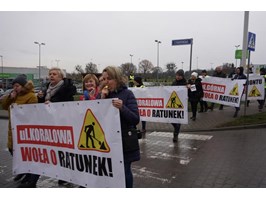 Protest w Bezrzeczu. Chcą remontu drogi