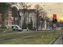 Poranne blokady i utrudnienia. Prezydent RP Andrzej Duda przybył do Szczecina