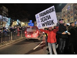 Demonstracja „Dziś sędziowie – jutro Ty” w Szczecinie