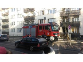 Pożar w bloku w Nowogardzie. Miasto zablokowane