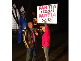 Manifestacja w Szczecinie. W obronie wolności sądów