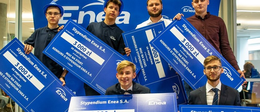 Konkurs „Moc na start”. Szczecińscy uczniowie ze stypendium Enei