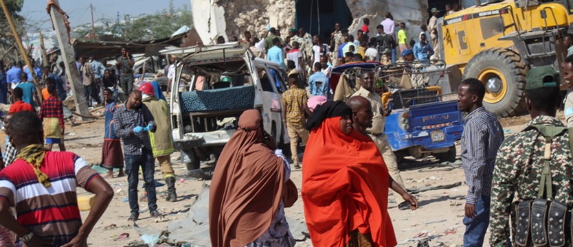Somalia. Co najmniej 90 ofiar śmiertelnych ataku bombowego w Mogadiszu