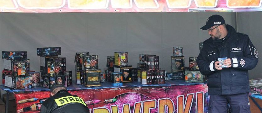 Przedsylwestrowe kontrole fajerwerków