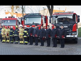Dziewięć nowych wozów strażackich dla Pomorza Zachodniego