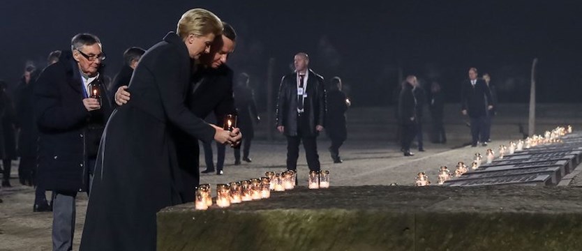 Uroczystości 75. rocznicy wyzwolenia obozu Auschwitz-Birkenau.