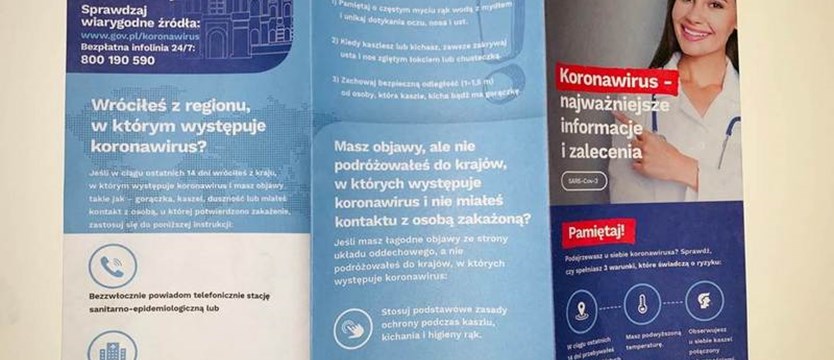 Poczta dostarczy do skrzynek 15 mln ulotek o koronawirusie