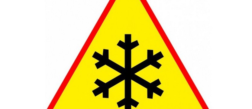 Ostrzeżenie meteorologiczne. Uwaga, może być ślisko