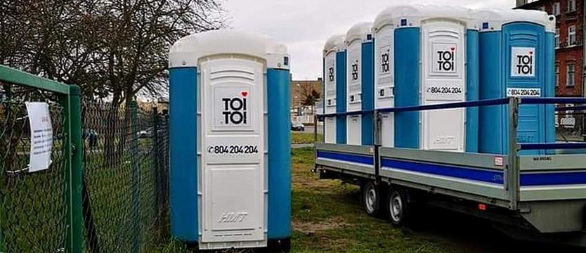 Apel o rozsądek. Nie korzystać z przenośnych toalet!