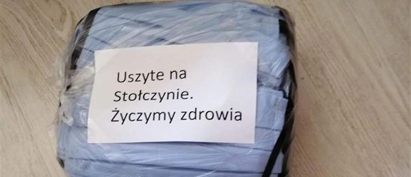 Stołczynianki szyją maseczki