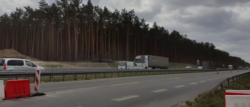 Zmiana organizacji ruchu na A6 Szczecin Dąbie - Rzęśnica. Jazda jezdnią do Świnoujścia