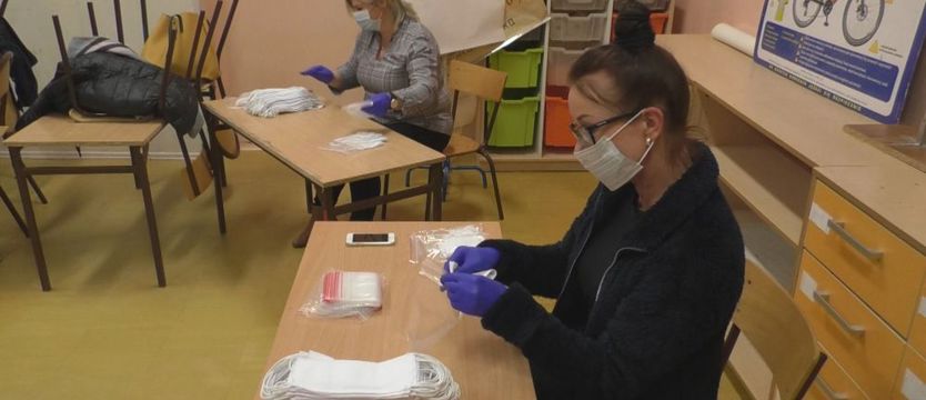 W Szczecinku maseczki dla mieszkańców, pomoc dla służb