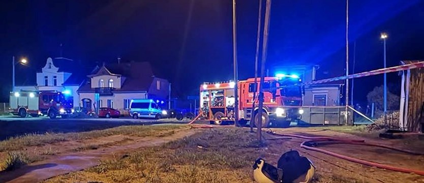 Tragiczny pożar w Trzebieży. Nie żyje jedna osoba