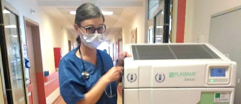 Stocznia Szczecińska wspiera walkę z epidemią koronawirusa. Jest sprzęt dla szpitala