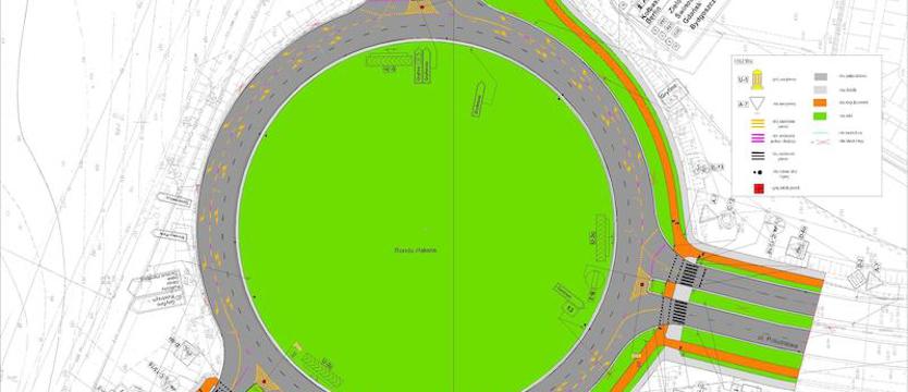 Półturbina na rondzie Hakena