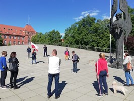 „Spacer Wolnych Ludzi” w Szczecinie