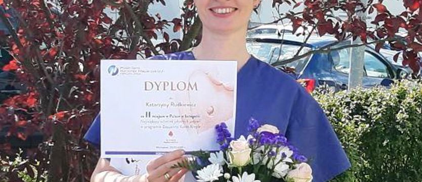 Położna ze szpitala „Zdroje” po raz kolejny doceniona